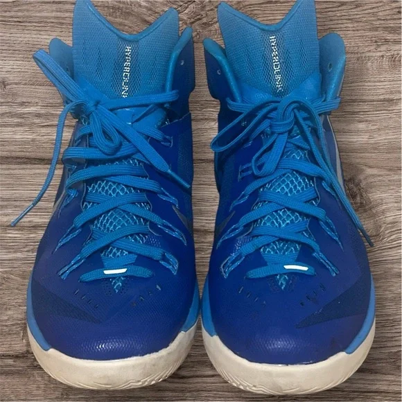 Nike Hyperdunk 2014  men’s basketball in blue/turquoise, size 12 - Picture 4 of 5